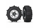 Traxxas Paddle Tyres Assembled on Short Course Wheels - 4WD Front or Rear - 2WD Rear - 1 Pair