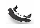 Traxxas Splitter extension / canards left and right / 4x12mm CCS (4)/ 3x10mm CC (2)