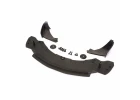Traxxas Splitter extension / canards, left and right / washers (2)/ 4x12mm CCS (4)/ 3x15mm CCS (2)/ 3x10mm CCS (2)