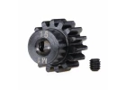Traxxas Hardened Machined Pinion Gear - 15T - 1 Mod Pitch - 5mm Bore (Compatible With Steel Spurs)