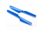 Traxxas Rotor blade set blue (2)/ 1.6x5mm BCS (2)