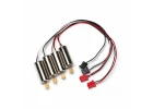 Traxxas Motor clockwise (high output red connector) (2)/ motor counter-clockwise (high output black connector) (2)