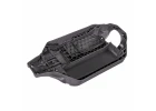 Traxxas Chassis, charcoal gray (162mm long battery compartment) (fits flat style battery packs) (use only with 7430R front bulkhead + 6726X battery hold-down)