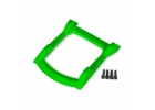 Traxxas Skid plate roof (body) (green)/ 3x12 CS (4)