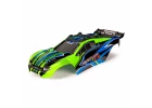 Traxxas Rustler 4x4 Bodyshell - Pre Painted Green / Blue ** CLEARANCE **