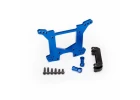 Traxxas Shock tower rear 7075-T6 Aluminium (blue-anodized) (1)/ body mount bracket (1)