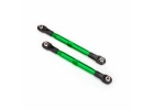Traxxas Toe links (TUBES green-anodized 7075-T6 Aluminium stronger than titanium) (87mm) (2)/ rod ends rear (4)/ rod ends front (4)/ Aluminium wrench (1) ** CLEARANCE **