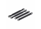 Traxxas Camber link set (plastic/ non-adjustable) (front +rear) (black)
