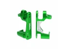 Traxxas Caster blocks (c-hubs) 6061-T6 Aluminium (green-anodized) left right