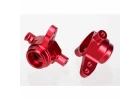 Traxxas 6061-T6 Aluminium Steering blocks (red-anodized)