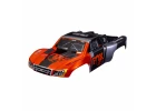 Traxxas Body, Slash VXL 2WD (also fits Slash 4X4), Fox Edition (painted, decals applied) (assembled with front + rear latches for clipless mounting)