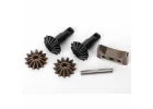 Traxxas Gear set differential (output gears (2)/ spider gears (2)/ spider gear shaft carrier support)