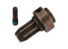 Traxxas Drive hub front hardened steel (1)/ screw pin (1)