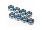 Traxxas Ball bearings blue rubber sealed (4x8x3mm) (8)