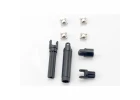 Traxxas Half shafts center front (1) center rear (1) (internal splined half shafts (2)/external splined half shaft) (2)/ metal u-joints (4) ** CLEARANCE **