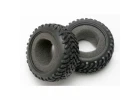 Traxxas Tires off-road racing SCT dual profile (1 each right left)/ foam inserts (2)