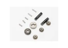 Traxxas Gear set differential (output gears (2)/ spider gears (3)/ differential output shafts (2)/ 1.5x6mm pin (3)/ 1.5x8mm pin (2)