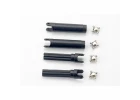 Traxxas Half shafts left or right (internal splined half shaft (2)/external splined half shaft) (2)/ metal u-joints (4)