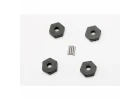 Traxxas Wheel hubs hex (4)/ axle pins (1.5x8mm) (4)