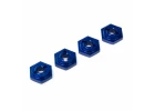 Traxxas Aluminium Hex Hubs Blue-anodized