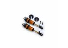 Traxxas Shocks, GTR long orange-anodised, PTFE-coated bodies with TiN shafts (fully assembled, without springs) (2)