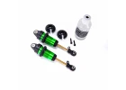 Traxxas Shocks GTR long green-anodized PTFE-coated bodies with TiN shafts (fully assembled without springs) (2)