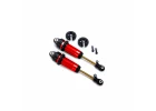 Traxxas Shocks, GTR xx-long red-anodised, PTFE-coated bodies with TiN shafts (fully assembled, without springs) (2)