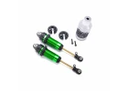Traxxas Shocks GTR xx-long green-anodized PTFE-coated bodies with TiN shafts (fully assembled without springs) (2)