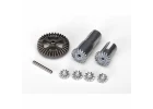 Traxxas Gear set differential metal (output gears (2)/ spider gears (4)/ ring gear 35T (1)/ 2x14.8mm pin (1)