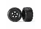 Traxxas Tires wheels assembled glued (Teton 5-spoke wheels Teton tires) (2)