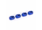 Traxxas Suspension pin retainer, 6061-T6 aluminium (blue-anodised) (4)