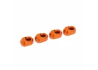 Traxxas Suspension pin retainer, 6061-T6 aluminium (orange-anodised) (4)