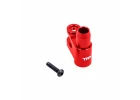 Traxxas Servo horn, steering, 6061-T6 aluminium (red-anodised)