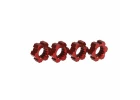 Traxxas X-MAXX Wheel hubs hex Aluminium (red-anodized) (4)