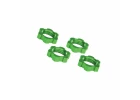 Traxxas X-MAXX Wheel nuts splined 17mm serrated (green-anodized) (4)