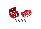 Traxxas Motor mounts, 6061-T6 aluminium (red-anodised) (front + rear)