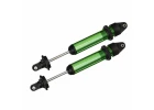 Traxxas X-MAXX Shocks GTX Aluminium green-anodized (fully assembled w/o springs) (2)