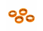 Traxxas Spring retainer (adjuster), orange-anodised aluminium, GTX Shocks (4) (assembled with o-ring) ** CLEARANCE **