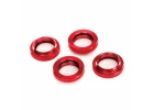 Traxxas X-MAXX Spring retainer (adjuster) red-anodized Aluminium GTX Shocks (4) (assembled with o-ring)