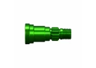 Traxxas X-MAXX Stub axle Aluminium (green-anodized) (1) (use only with 7750X driveshaft)