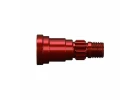 Traxxas X-MAXX Stub axle Aluminium (red-anodized) (1) (use only with 7750X driveshaft)