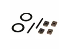 Traxxas X-MAXX Spider gear shaft (2)/ spacers (4)/ 16x23.5x.5mm TW (2)