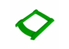 Traxxas Skid plate, roof (Body) (Green)/ 3x15mm CS (4 pcs) (requires 7713X to mount)