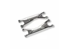 Traxxas Suspension arms, chrome, upper (left or right, front or rear), heavy duty (2)