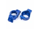 Traxxas Caster blocks (c-hubs), 6061-T6 aluminium (blue-anodised), left + right