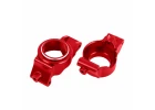 Traxxas Caster blocks (c-hubs), 6061-T6 aluminium (red-anodised), left + right