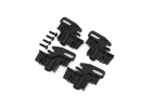 Traxxas Battery hold-down mounts, left (2)/ right (2)/ 4x15mm CCS (4)