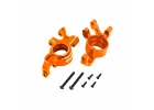 Traxxas Steering blocks, 6061-T6 aluminium (orange-anodised), left + right