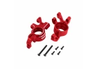 Traxxas Steering blocks, 6061-T6 aluminium (red-anodised), left + right