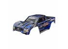 Traxxas Body, X-MAXX Ultimate, blue (painted, decals applied) (assembled with front + rear body mounts, rear body support, and tailgate protector) ** CLEARANCE **